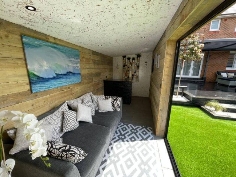 New bespoke garden room - part of an Exeter garden design