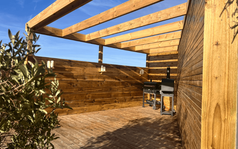 
A small, fenced in corner garden space transformed

