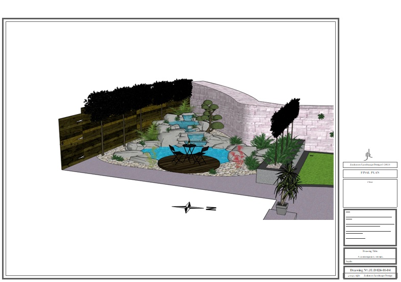 a 3d garden design