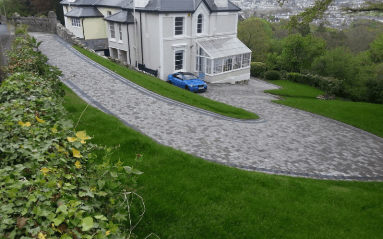 Driveway installation in Devon by Jacksons Landscape Designs