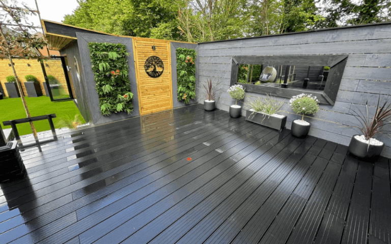 Composite decking - garden decking Newton Abbot