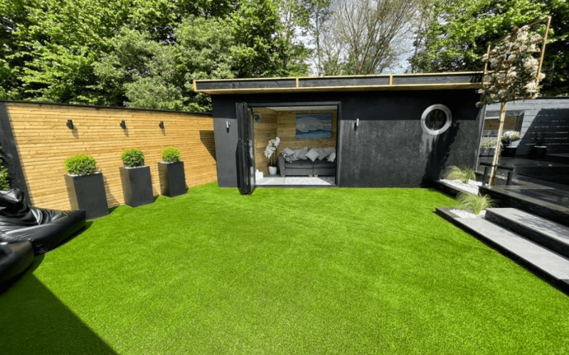 artificial grass installation in Devon