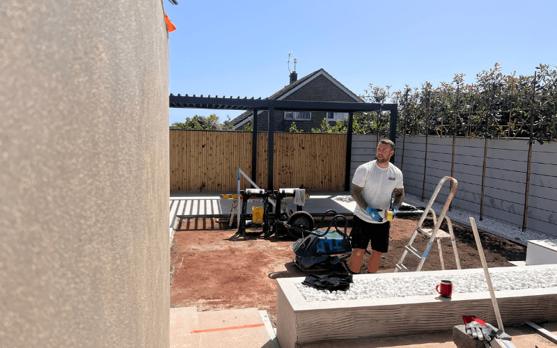 plastering and rendering work
