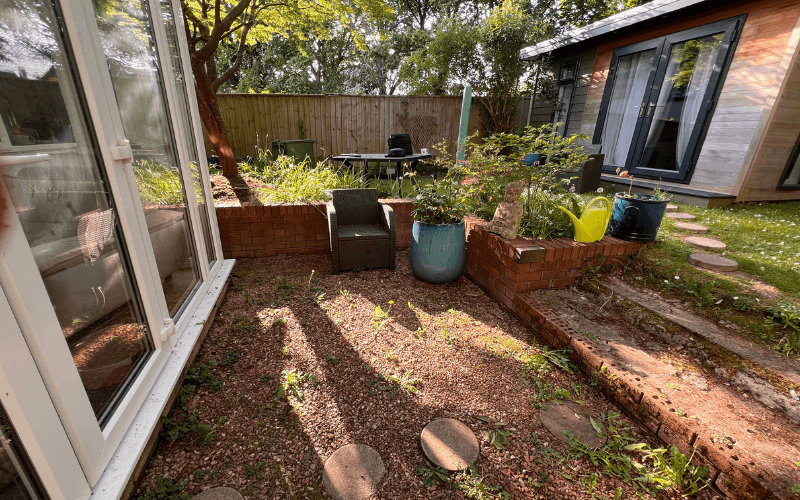 Before garden design